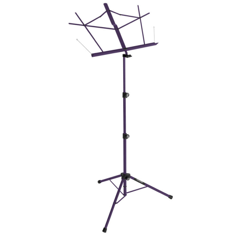 On-Stage SM7222 Tripod-Base Sheet Music Stand with Bag - Purple