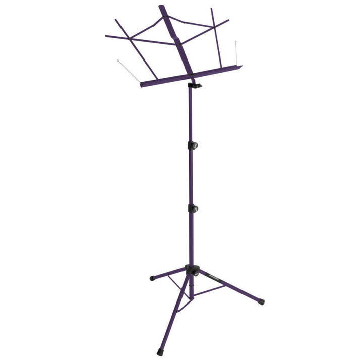 On-Stage SM7222 Tripod-Base Sheet Music Stand with Bag - Purple