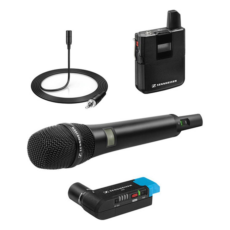 Sennheiser AVX ME2/835 SET-4 AVX-Combo SET Digital Camera-Mount Wireless Microphone System
