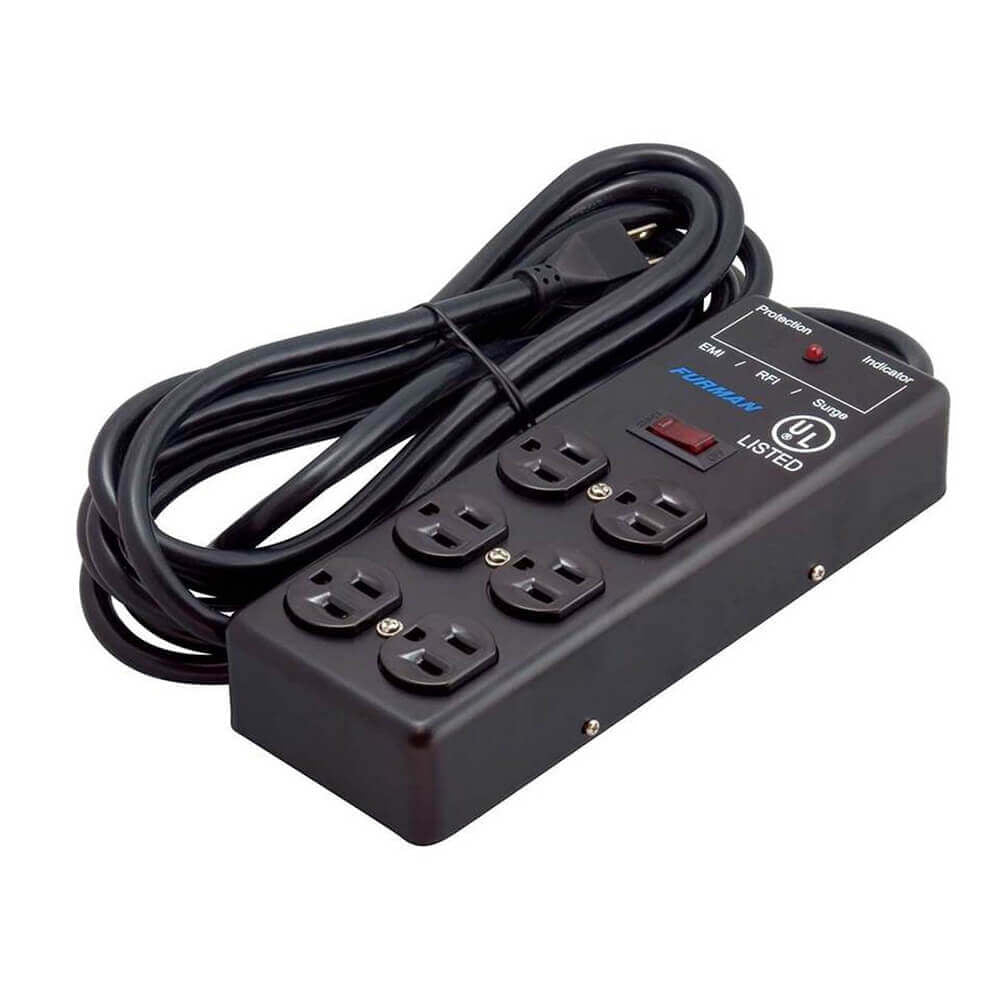 Furman SS-6B-PRO Surge Suppressor w/6 Outlets & 2Ã—3 Configuration / EVS