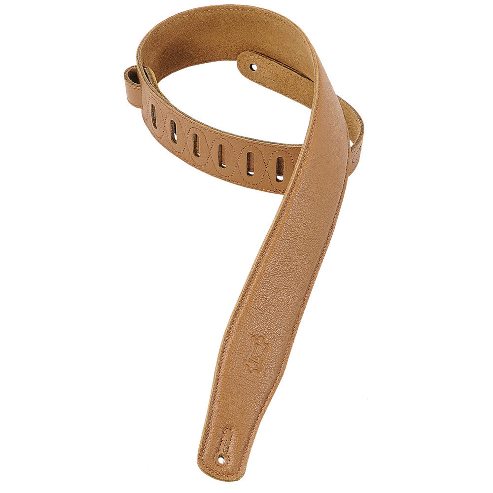 Levy's M26GF-TAN Garment Leather Guitar Straps