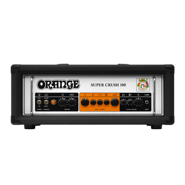 Orange Amps Super Crush 100 Head Guitar Amplifier (Black)