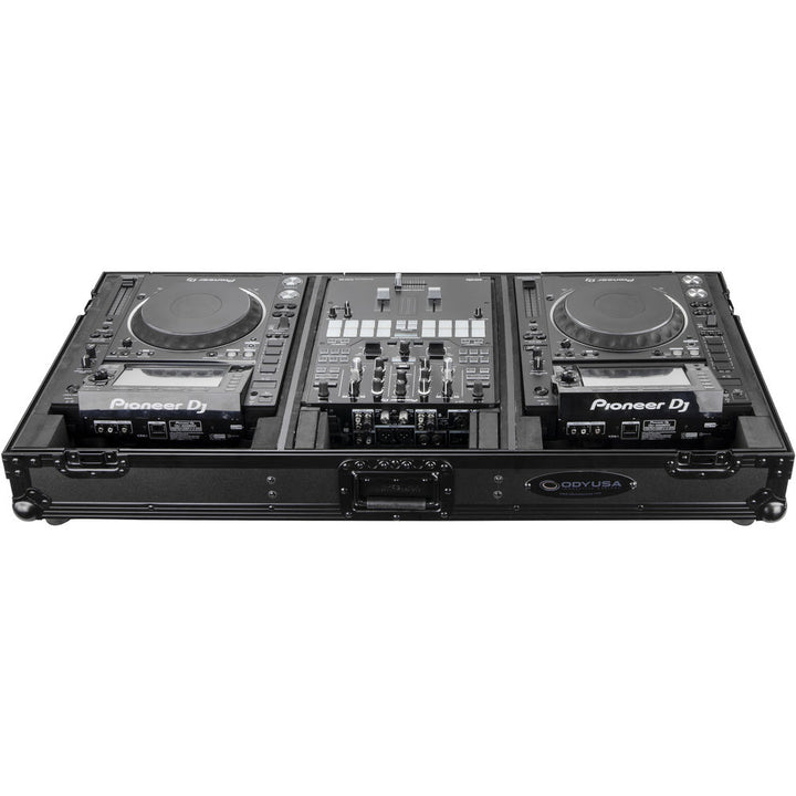 Odyssey FZ10CDJWXD Coffin Flight Case for 10” DJ Mixer & 2x Media Players - Black