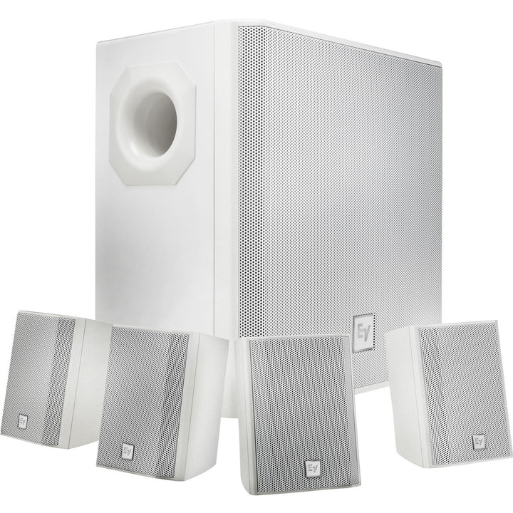 Electro-Voice EVID-S44W - Compact Speaker System w/ Sub (White)