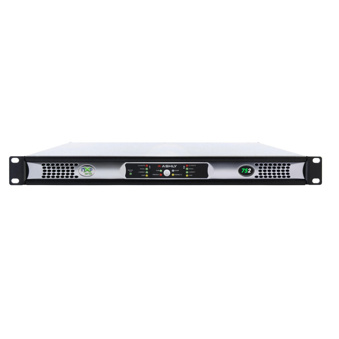 Ashly nXp752d amplifier plus OPDante Option Card