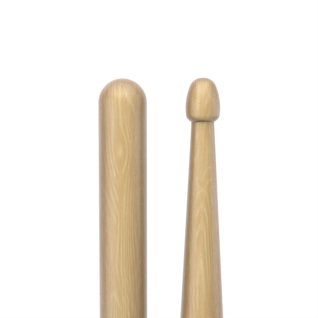 Promark RBH625AW-Promark Rebound 2B Hickory Drumsticks, Acorn Wood Tip