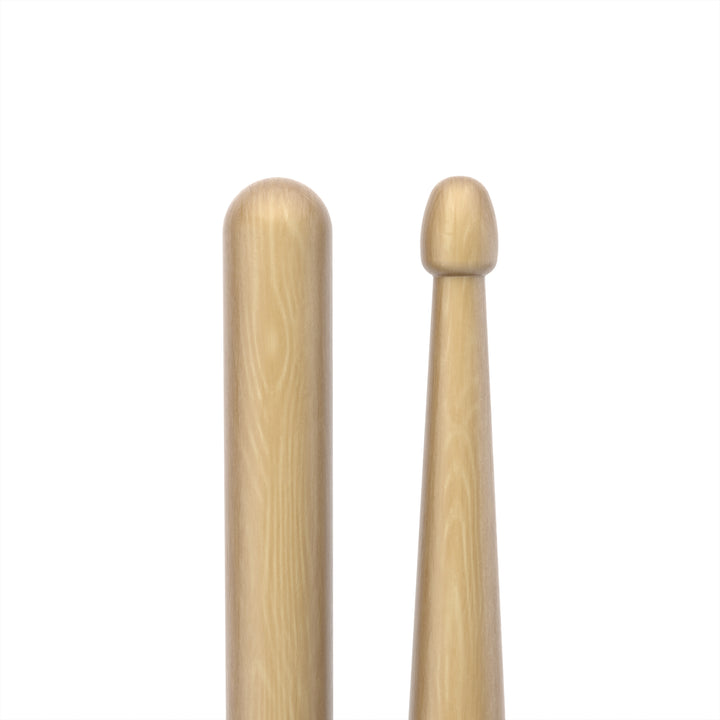 Promark RBH625AW-Promark Rebound 2B Hickory Drumsticks, Acorn Wood Tip