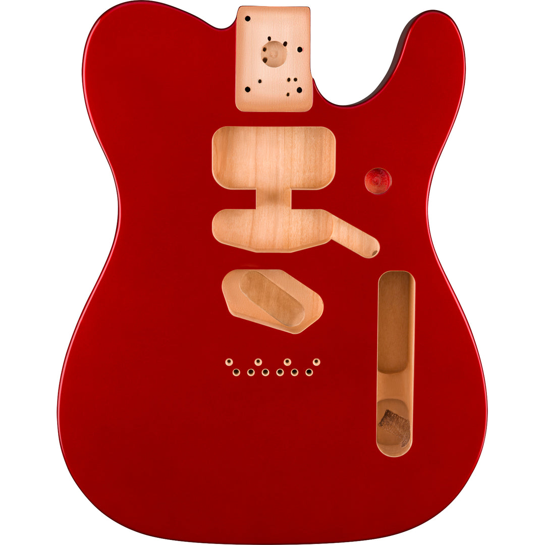 Fender Deluxe Series Telecaster SSH Alder Body w/ Modern Bridge Mount - Candy Apple Red