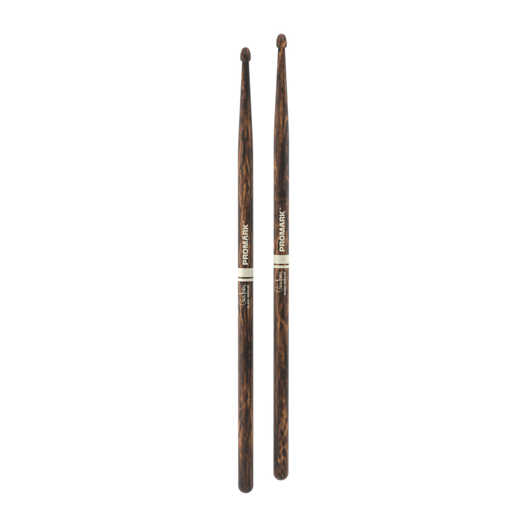 Promark TXCHW-FG-AGC-Promark Claus Hessler ActiveGrip Clear, FireGrain Hickory Drumstick, Wood Tip