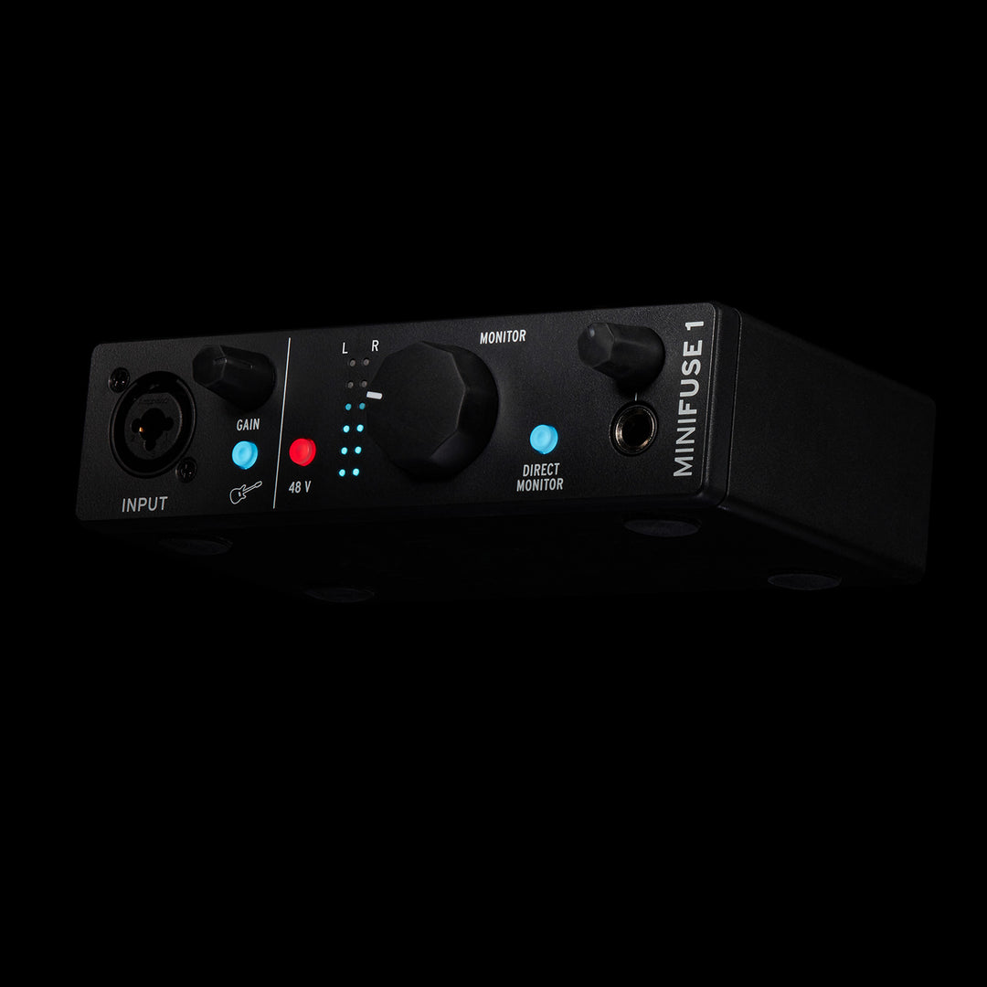 Arturia MiniFuse 1 Portable 1-Channel USB Audio Interface - Black