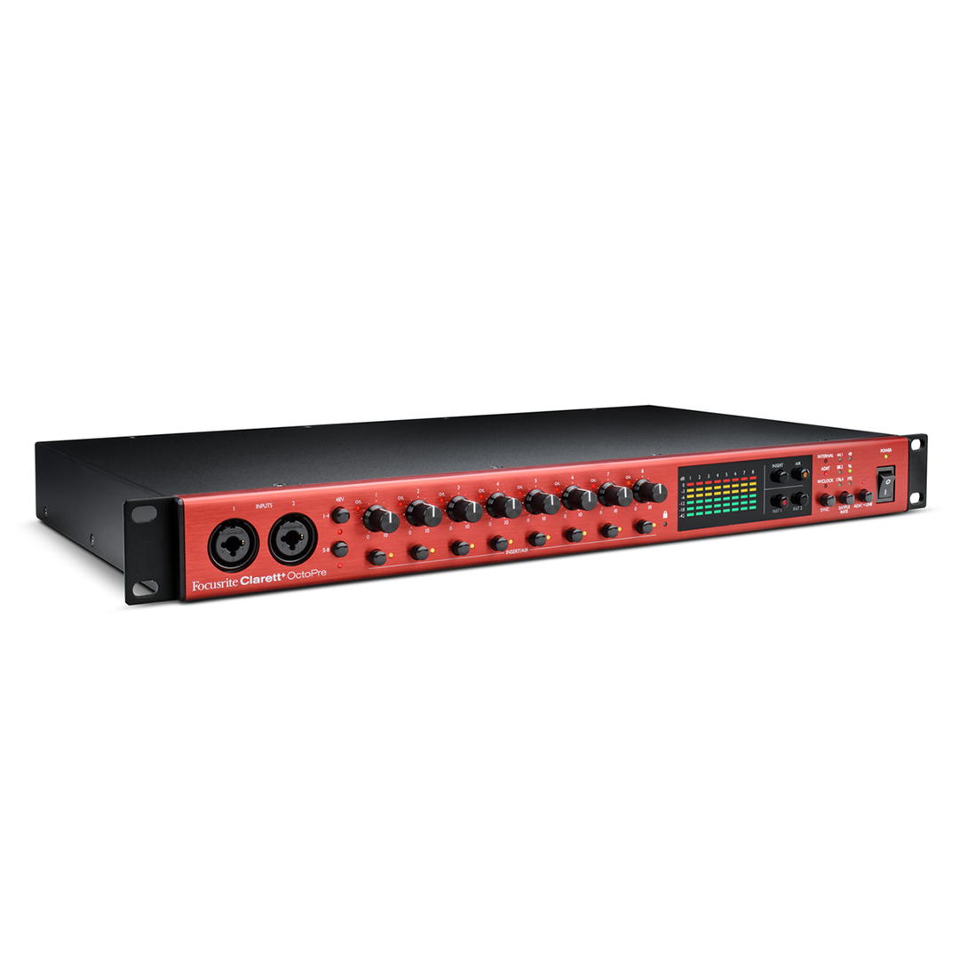 Focusrite Clarett+ OctoPre 8-Channel ADAT Microphone