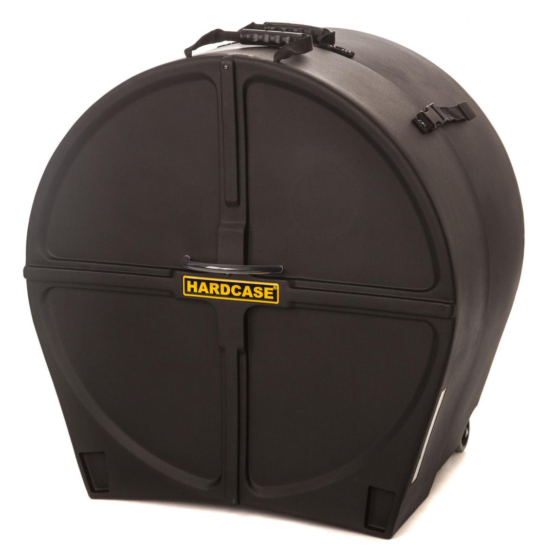 HARDCASE HN24B - Drum Case for Bass Drum w/ Wheels - 24"