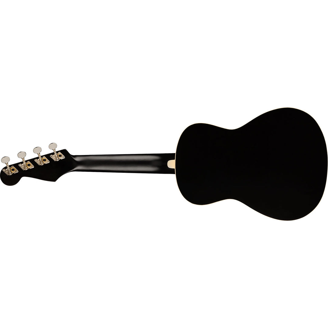 Fender Avalon Tenor Ukulele, Walnut Fingerboard - Black