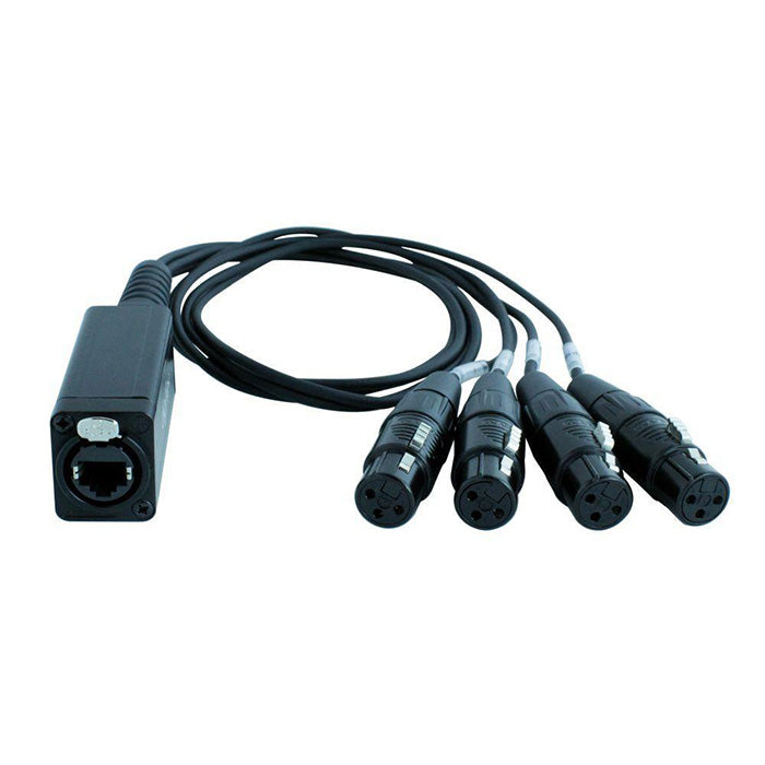 Digiflex LX LDMX3-CAT-IN - DMX Muxer 3 pin input 4x XLR 3 Female to etherCON