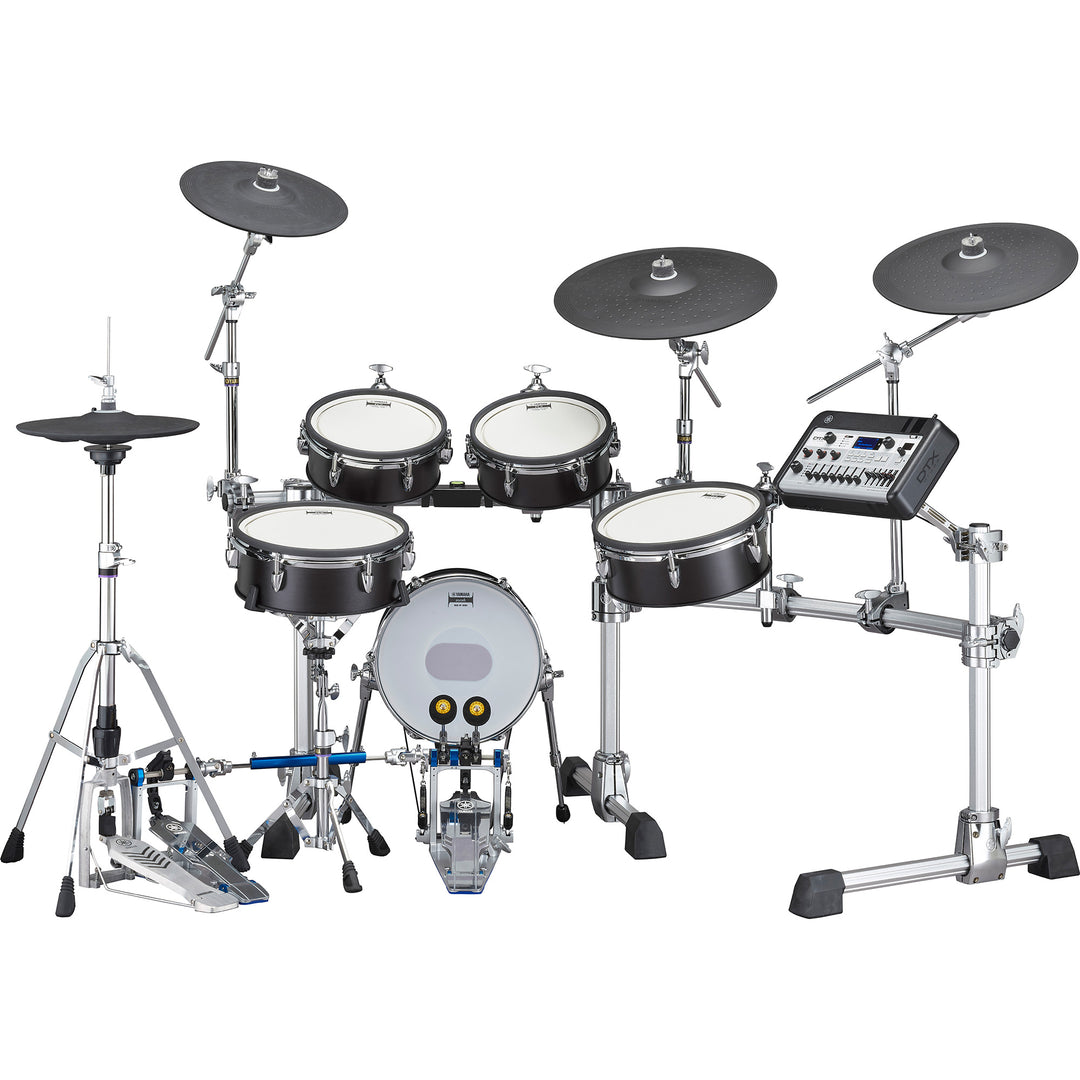 Yamaha DTX10KXBF Electronic Drum Kit with DTX-PRO-X, DTP10X TCS Pads, DTC10 Cymbals and Hardware