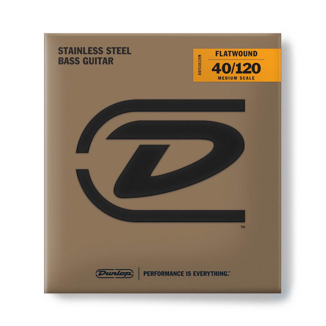 Dunlop DBFS40120M Flatwd bass string Md scale LT 5/set