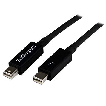 Startech TBOLTMM1M Thunderbolt Cable 1m 3.2 ft Black
