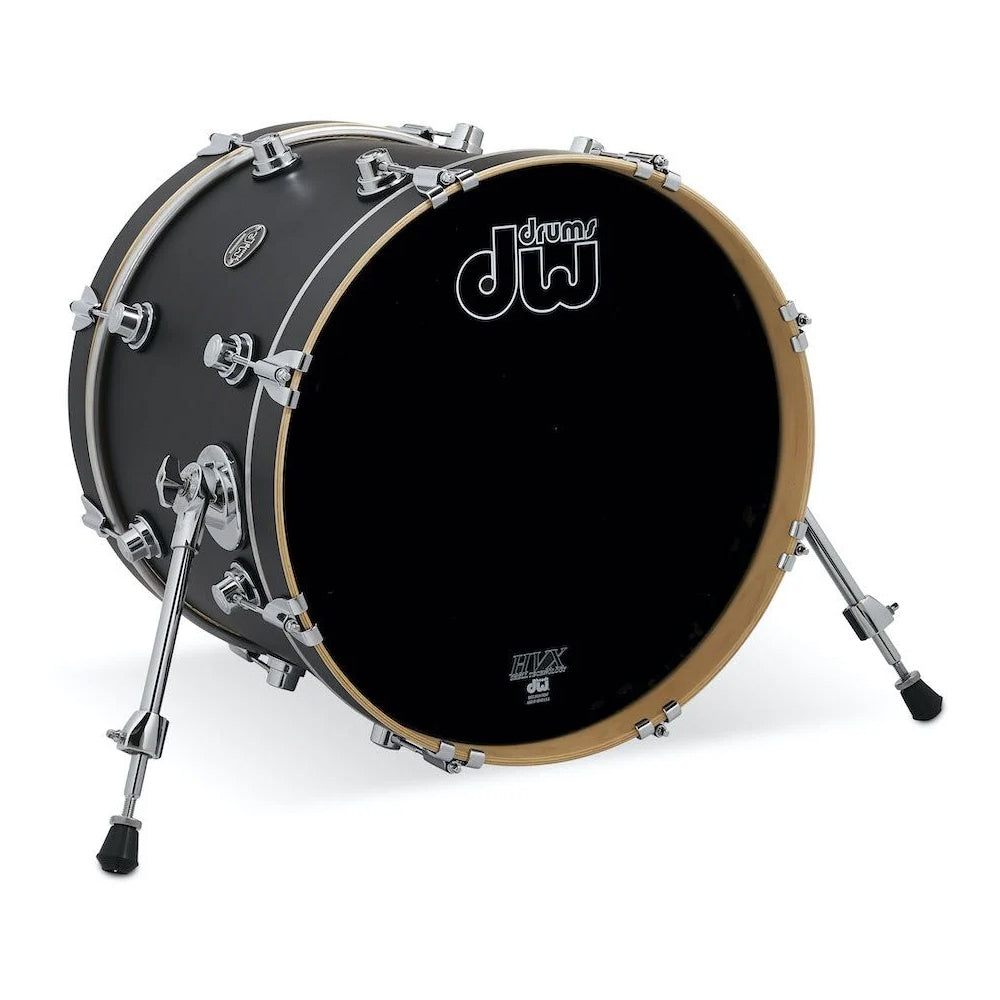 DW Performance Series Bass Drum 14x18 Hard Satin Lacquer - Charcoal Metallic