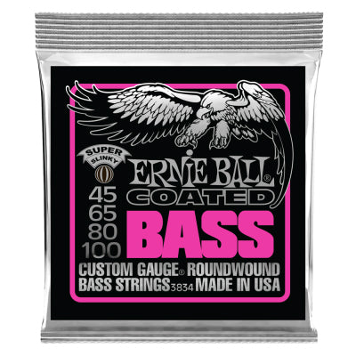 Ernie Ball 3834EB COATED BASS SUPER SLINKY 45-100