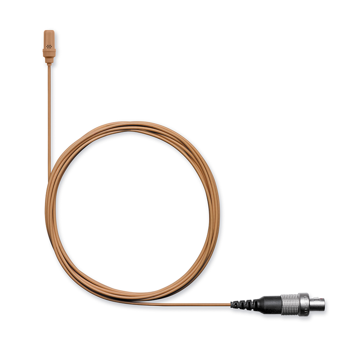 Shure UL4 Cardioid Lavalier microphone with LEMO3 connector - Cocoa