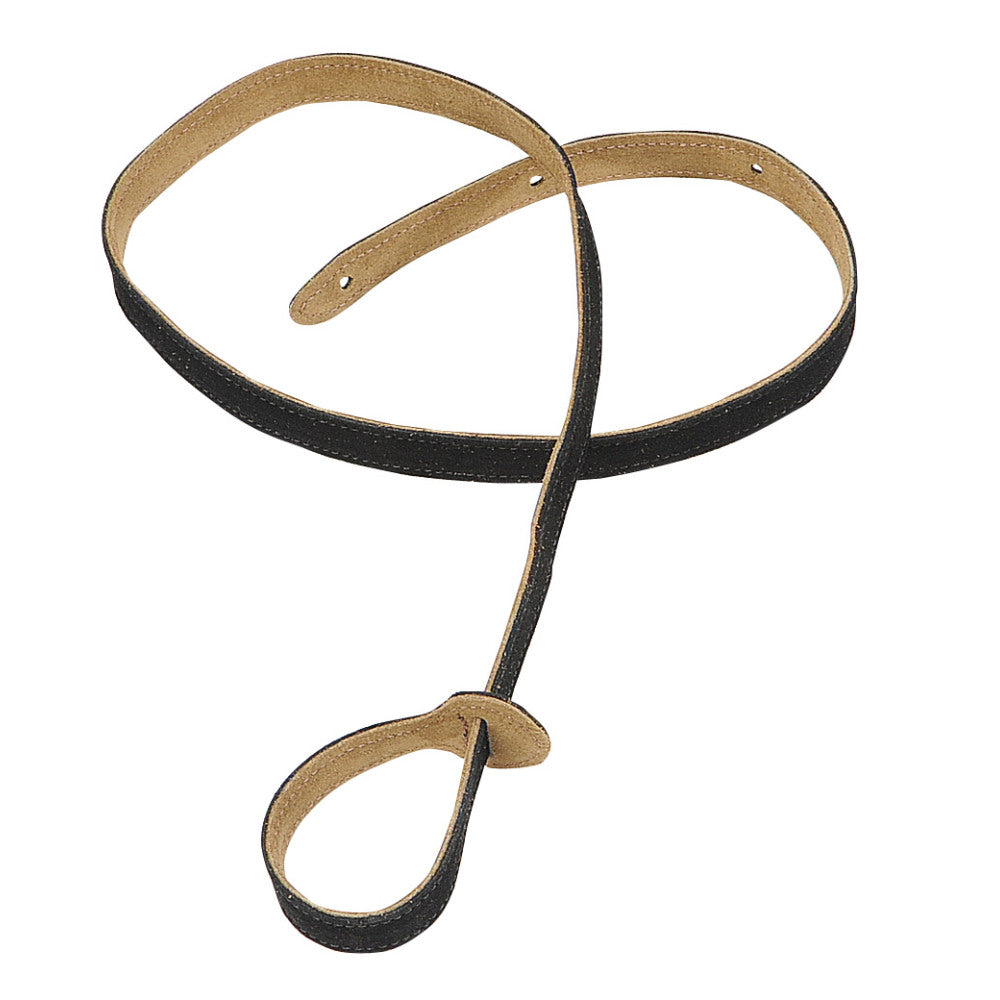 Levy's MS19-BLK Suede Leather Mandolin Straps