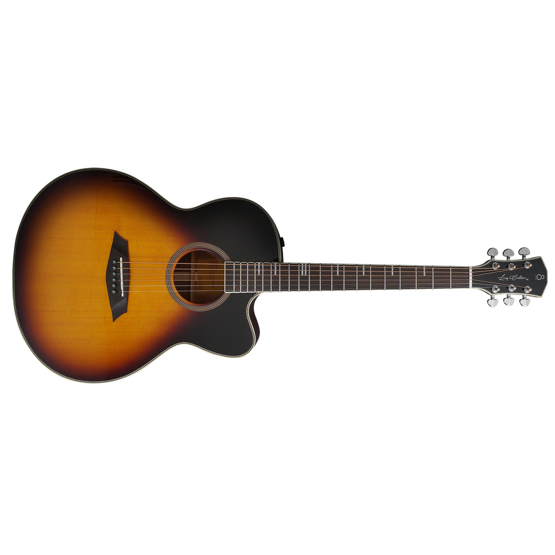 Sire Larry Carlton A4 Grand Auditorium Cutaway SIB Acoustic Guitar - Vintage Sunburst Gloss