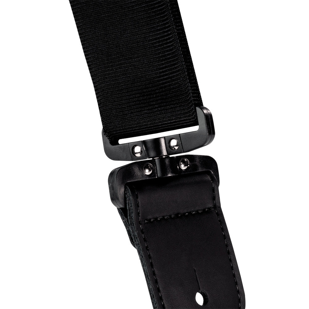 D'Addario Joe Satriani Woven Swivel Guitar Strap - Black Nylon