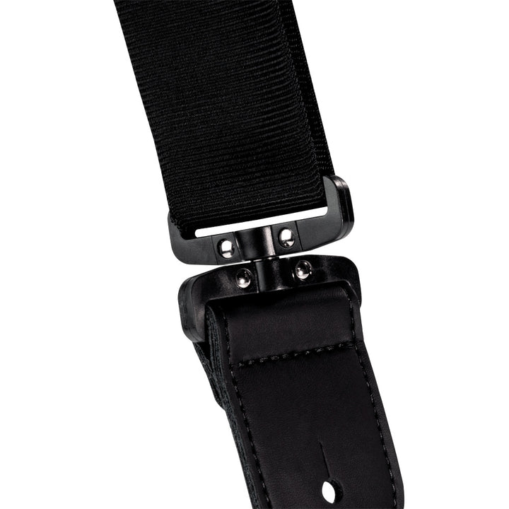 D'Addario Joe Satriani Woven Swivel Guitar Strap - Black Nylon