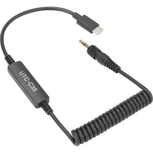 Saramonic UTC-C35 3.5mm Locking Male to USB Type-C Converter Cable