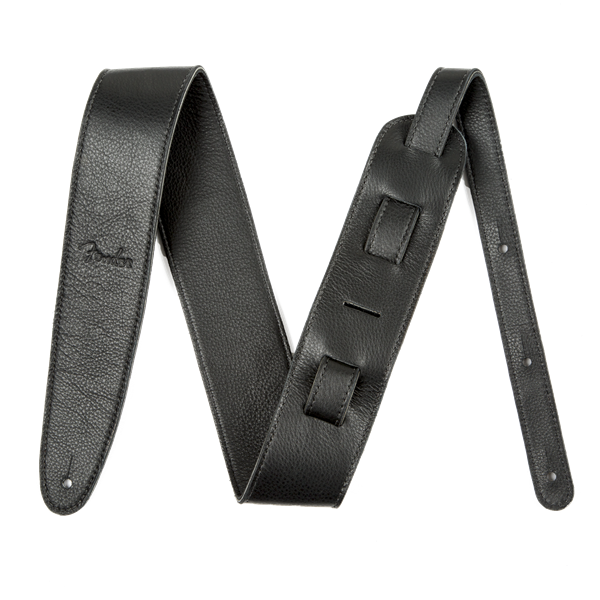 Fender Artisan Crafted Leather Straps - 2.5'' - Black