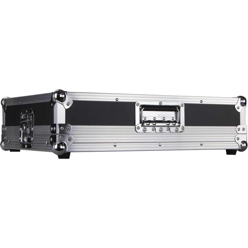 Odyssey FRGSTKS2MK3 Flight Ready Low-Profile Case w/ Glide Platform for Traktor Kontrol S2 MK3 - Silver / Black