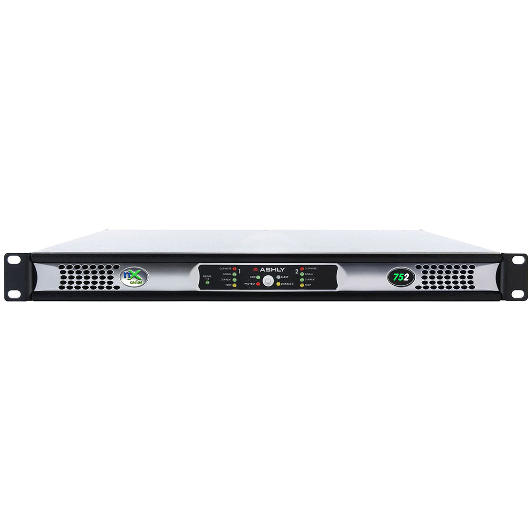Ashly nX752 2-Channel Power Amplifier 75W at 2 Ohm