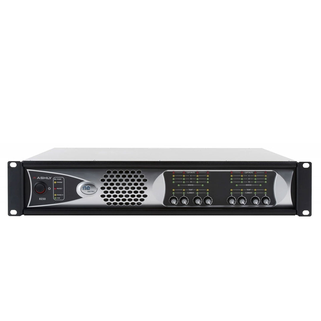 Ashly ne8250PE 8-Channel Network Enabled Amplifier w/ DSP (8 x 250W @ 4 Ohms)