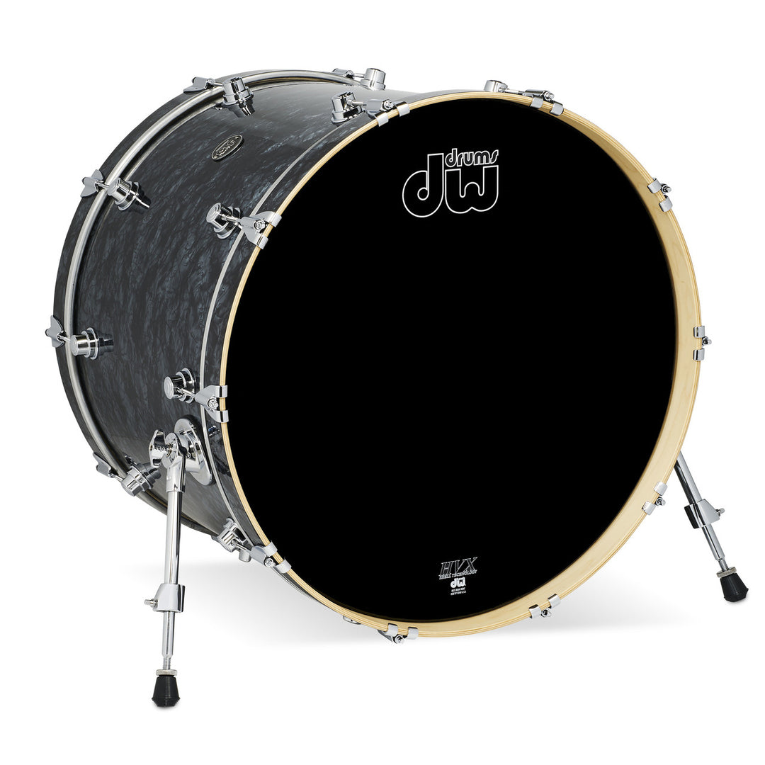 DW Performance Series Bass Drum 18x24 Finish Ply - Black Diamond