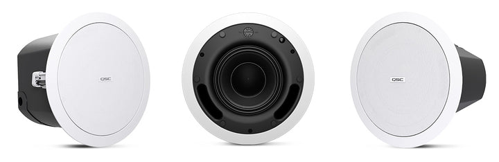 QSC AD-C6T-HP High Ceiling Speaker 70V/100V - 6.5" White (Pair)