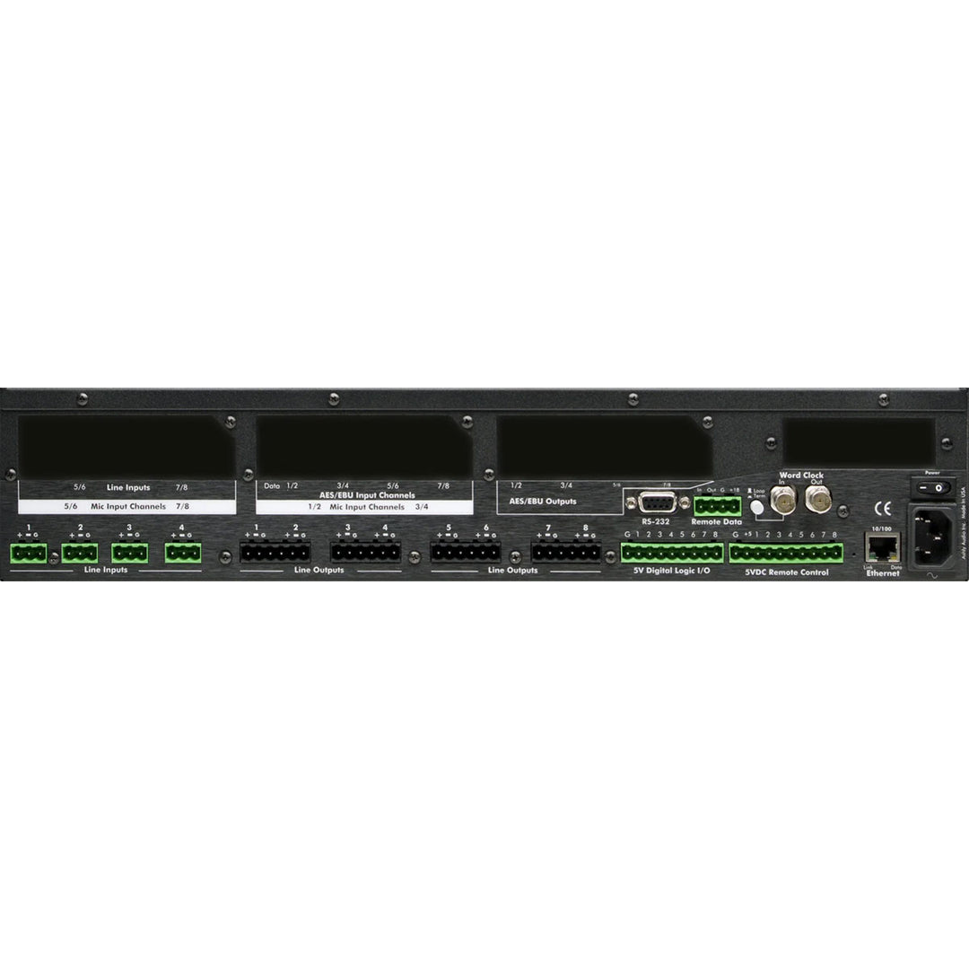 Ashly Network Enabled Protea DSP Audio System Processor 4-In x 8-Out  + Dante