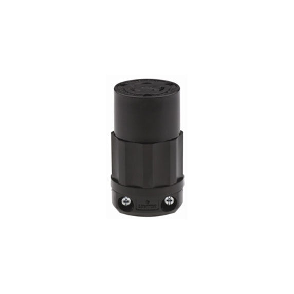 Hubbell 2313 TWIST-LOCK Female inline twist-lock connector - All black