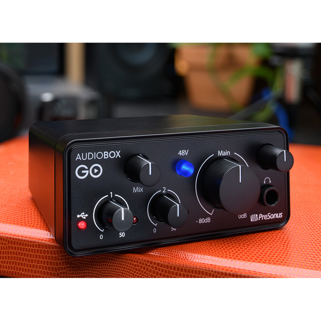 PreSonus AudioBox GO Ultracompact 2x2 USB Type-C Audio Interface