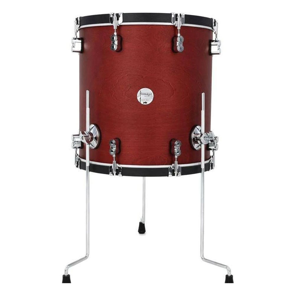 PDP Concept Maple Classic 16x18 Floor Tom - Ox Blood Stain