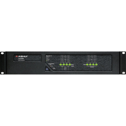 Ashly ne4400MS - Network Enabled Digital Signal Processor with Mic Input and AES Output Options