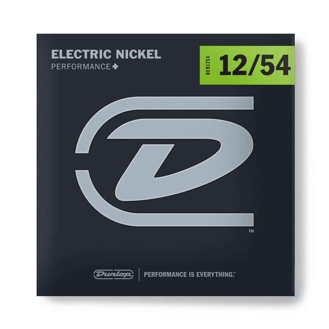 Dunlop DEN1254 Electric Nickel Steel H 6 string set 12-54