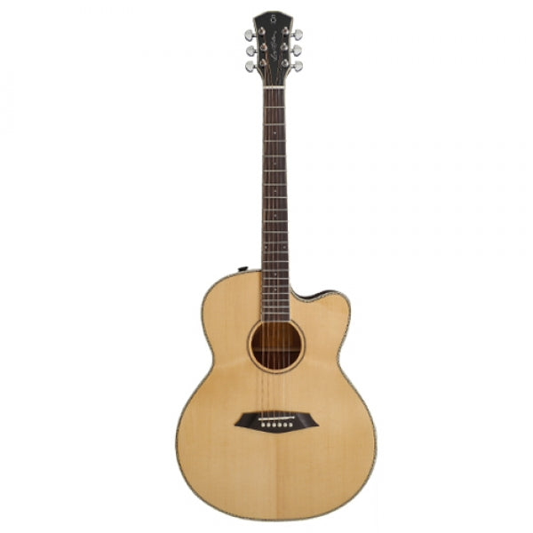 Sire Larry Carlton A3 Grand Auditorium Cutaway SIB Acoustic Guitar - Natural Gloss