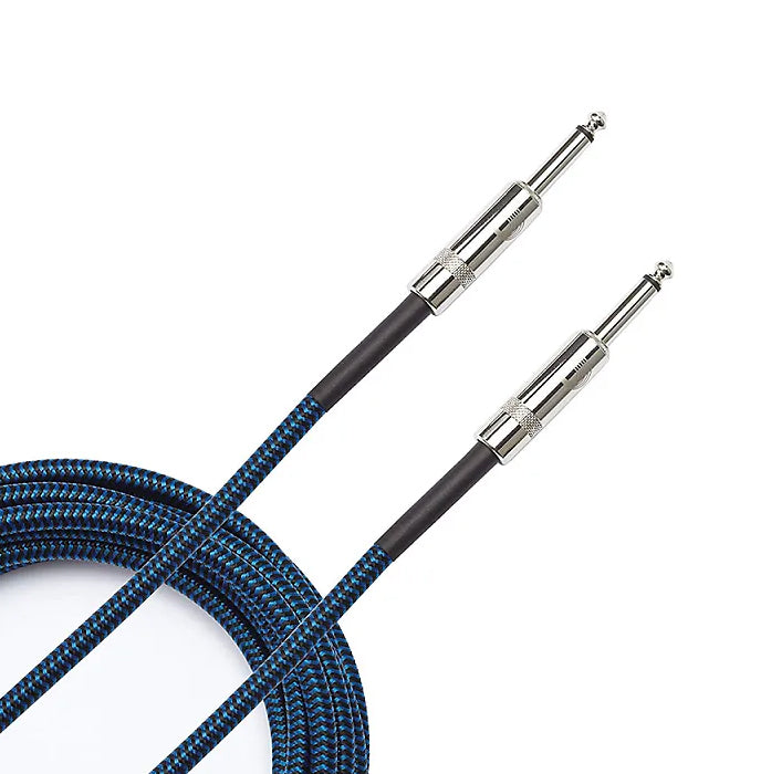 D'Addario PW-BG-20BU - 20FT CS BRAIDED INST CBL BU