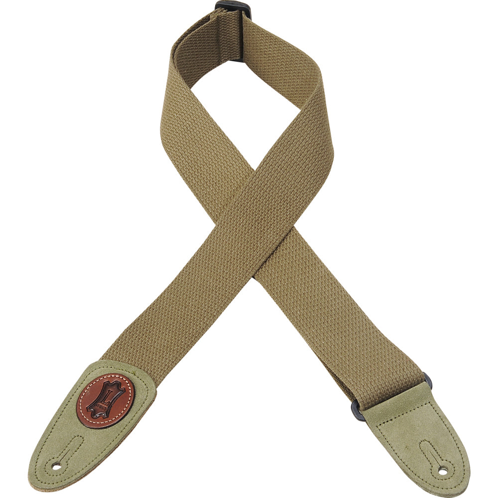 Levy's MSSC8-GRN Cotton Guitar Straps