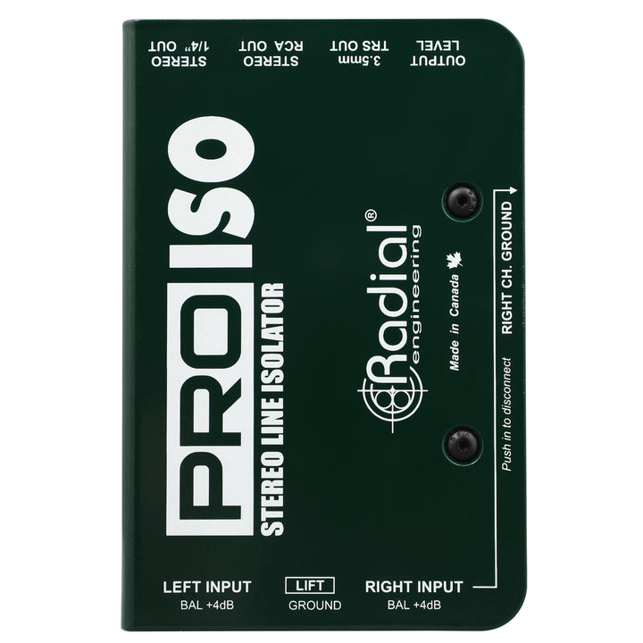 Radial PRO ISO Stereo DI Box