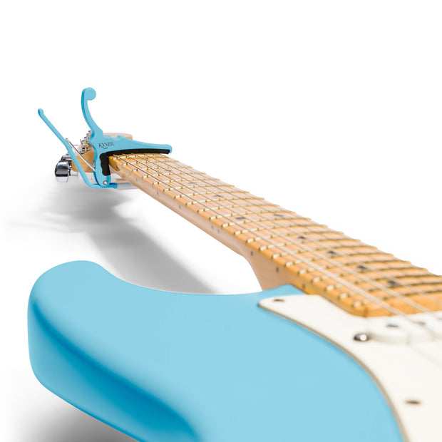 Fender x Kyser Quick-Change Electric Guitar Capo - Daphne Blue