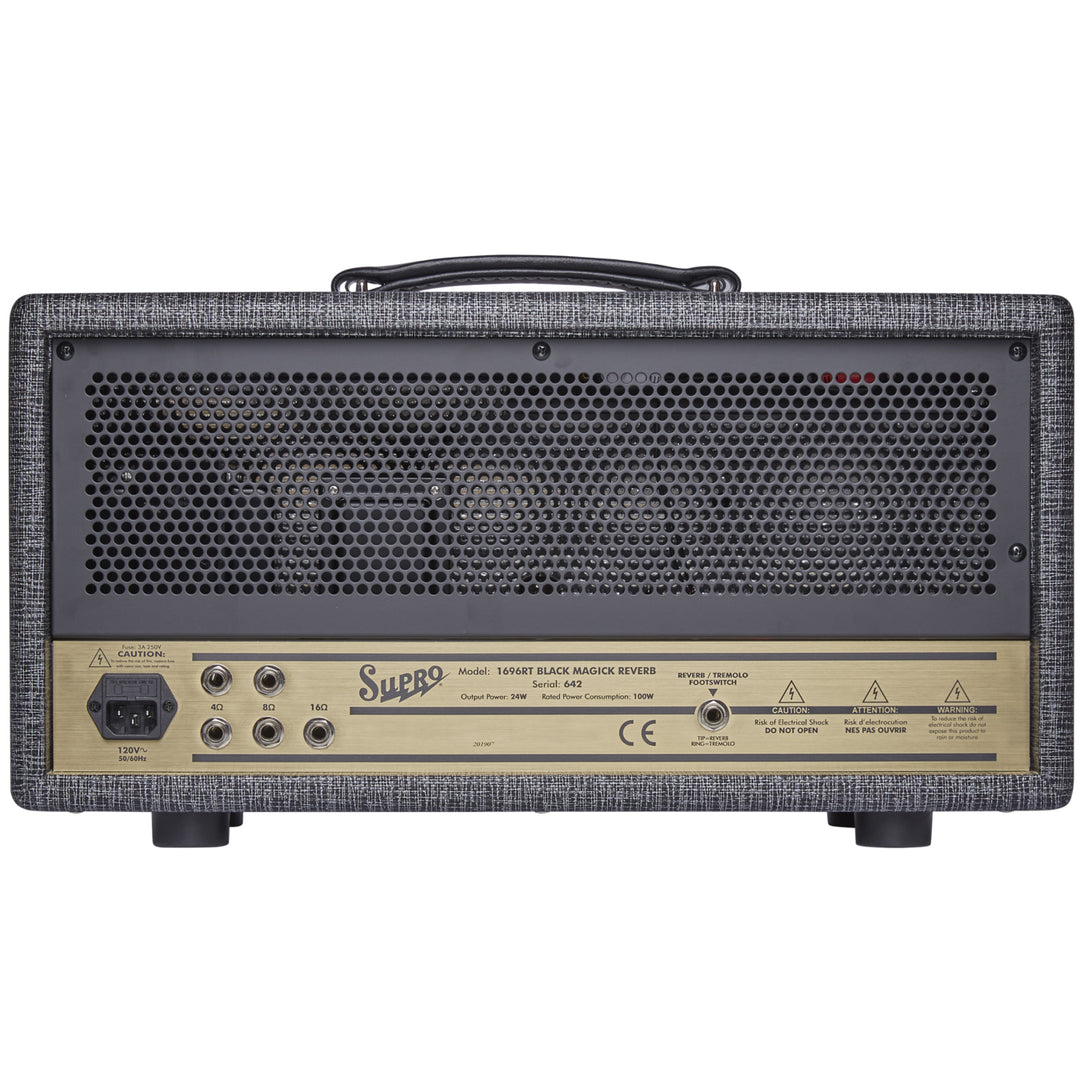 Supro 1696RTH Black Magick Reverb Legend 25-Watt Guitar Amp Head