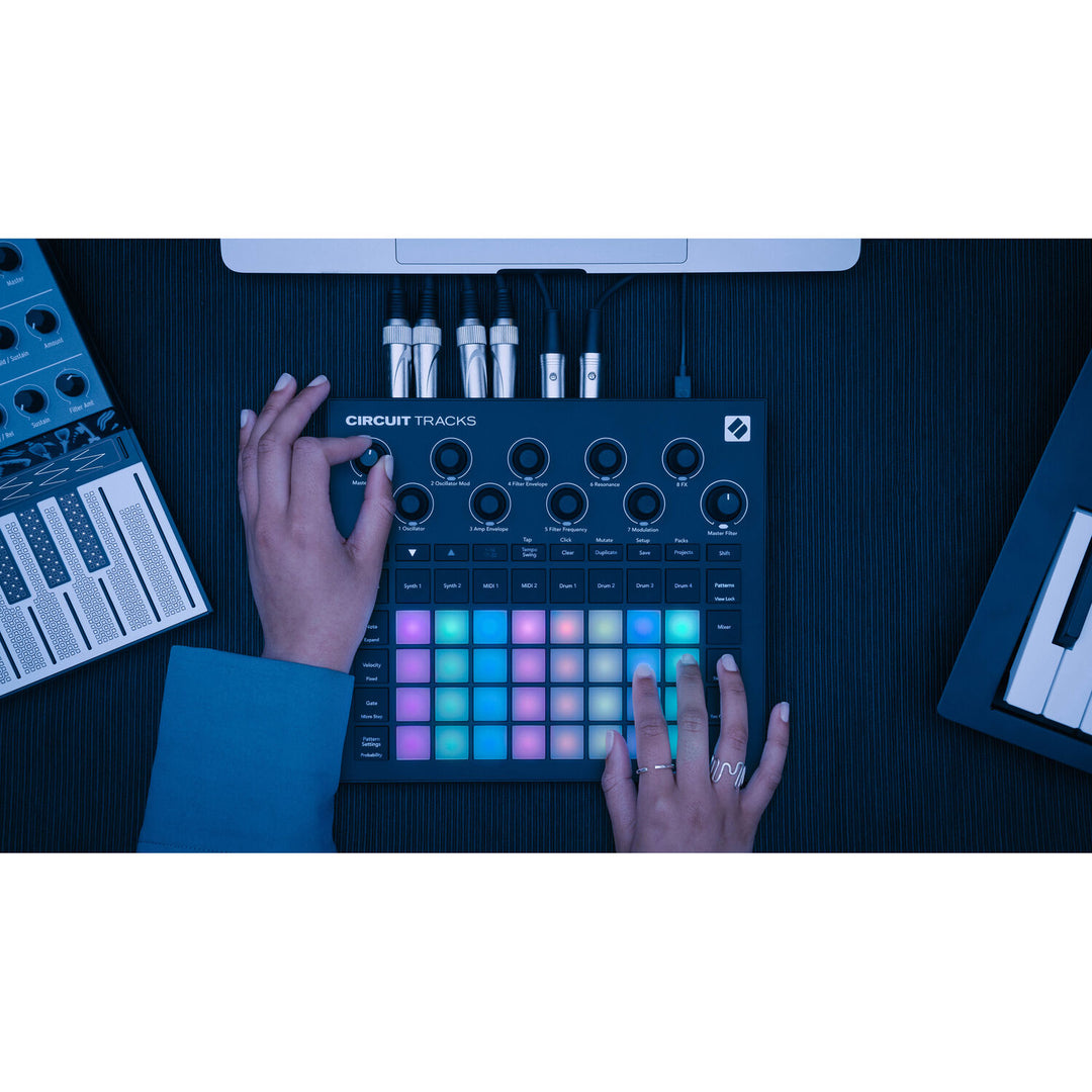 Novation Circuit Tracks Standalone Groove Box with Synths, Drums, and Sequencer