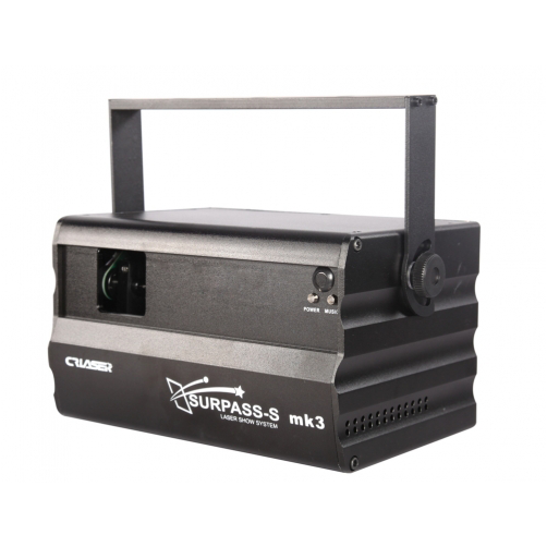CR LASER SURPASS-S 3W Professional animation RGB laser effect projector & scanner