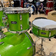 Tama ST52H5CLGS- Stagestar 5-pc Drum Kit W/ Hardware, Throne, Cymbals. Complete Set - Lime Green Sparkle